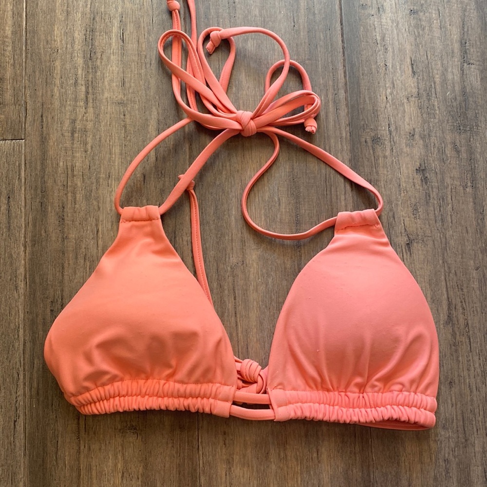Peach Bathing Suit Top